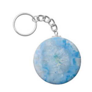 Blue-Crystal-Agate-Keychain